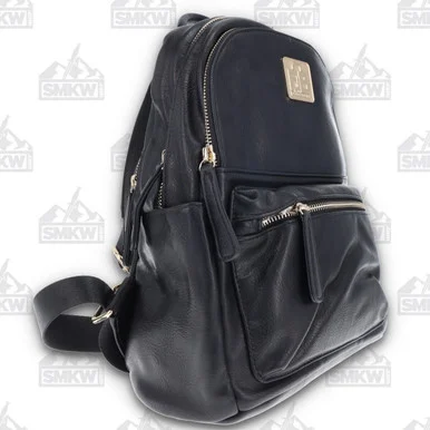 FabiGun Concealed Carry Backpack 1926 Black Leather