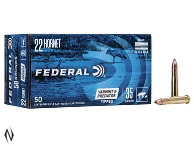 FEDERAL 22 HORNET 35GR TIPPED VARMINT AMERICAN EAGLE