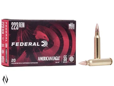 FEDERAL 223 REM 55GR FMJ AMERICAN EAGLE