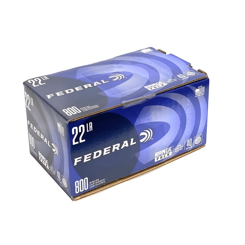 Federal 22LR 40gr 800rd Range Pack Lead Round Nose