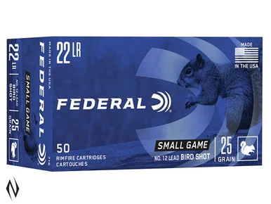 FEDERAL 22LR NO.12 BIRDSHOT
