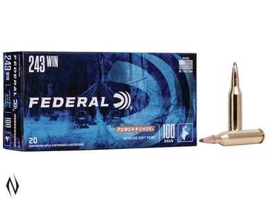 FEDERAL 243 WIN 100GR SP POWER-SHOK