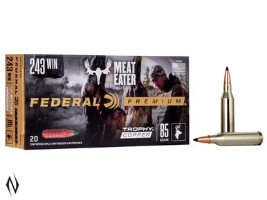 FEDERAL 243 WIN 85GR TROPHY COPPER VITAL-SHOK