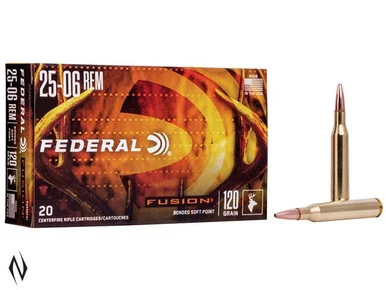 FEDERAL 25-06 REM 120GR FUSION