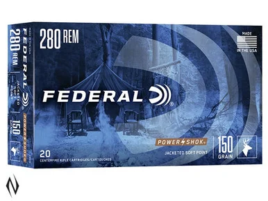 FEDERAL 280 REM 150GR SP POWER-SHOK
