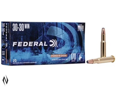 FEDERAL 30-30 WIN 170GR RN POWER-SHOK