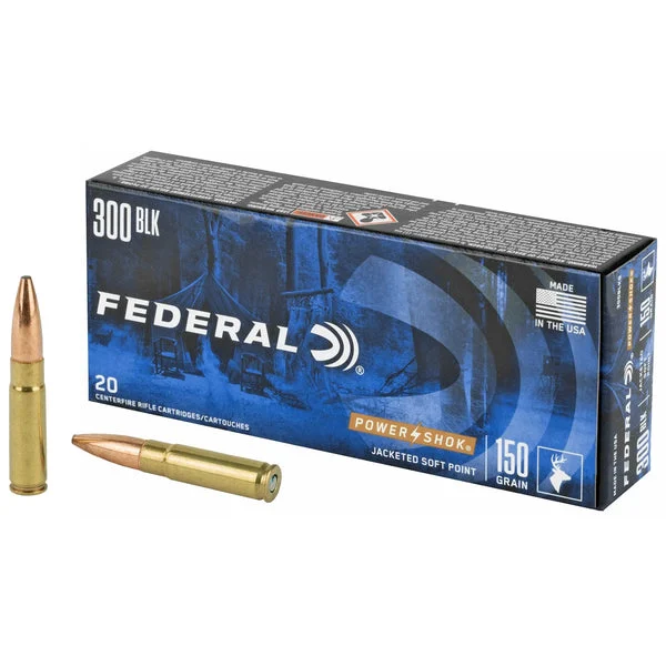 FEDERAL 300BLK 150GR POWER-SHK SP 20RD