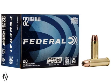 FEDERAL 32 H&R 85GR JHP PD