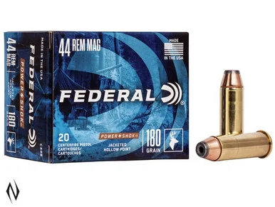 FEDERAL 44 MAG 180GR JHP POWER-SHOK
