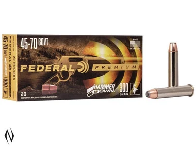 FEDERAL 45-70 GOVT 300GR FN HAMMER DOWN