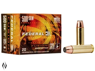 FEDERAL 500 S&W 325GR FUSION
