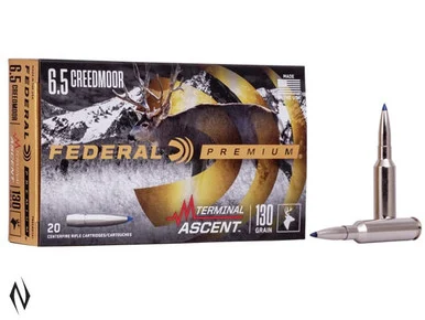 FEDERAL 6.5 CREEDMOOR 130GR TERMINAL ASCENT