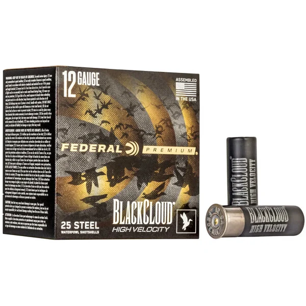FEDERAL BLACK CLOUD 12GA 3" BB HV 25RD