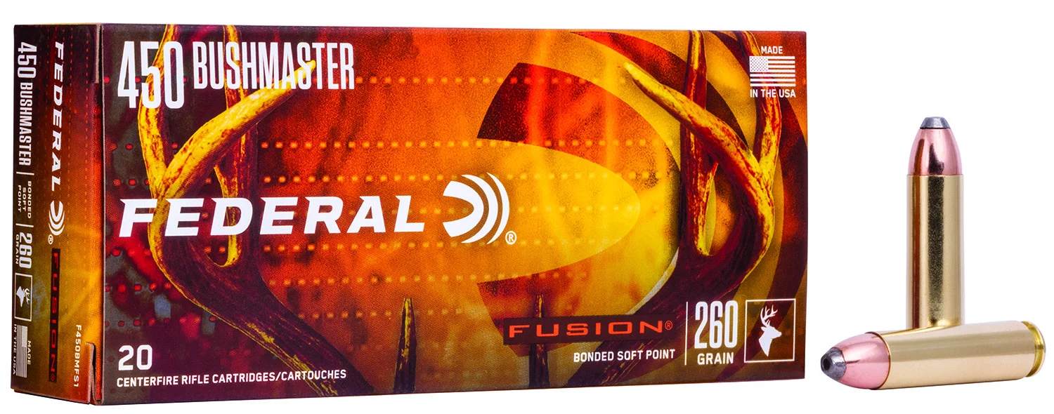 Federal Fusion .450 Bushmaster 260GR – 20 Round Box