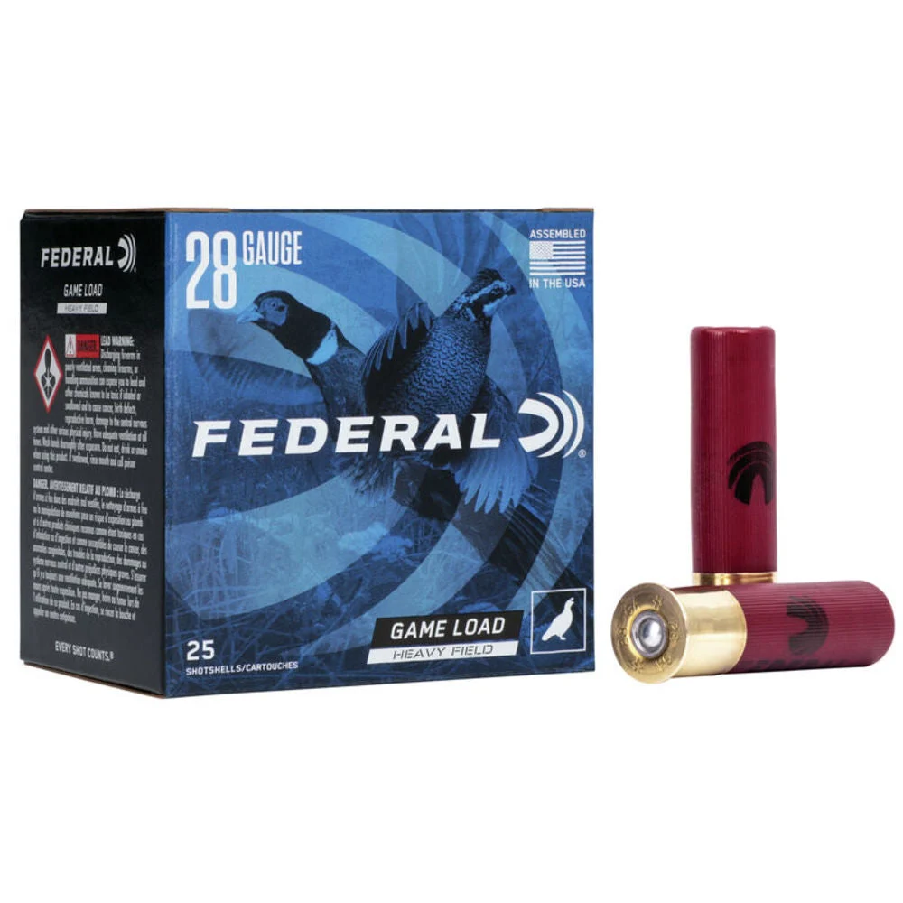 Federal H2896 Game-Shok High Brass 28 Gauge 2.75" 1oz 6 Shot 1220 fps