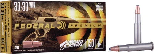 Federal LG30301 Premium Hammer Down Bonded Soft Point150 Grain .30-30 Winchester