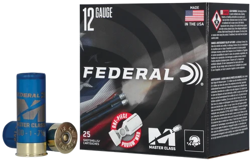 Federal Master Class High Over All 12 Ga, 2.75" 1 1/8oz 7.5 Shot 25 Per Box