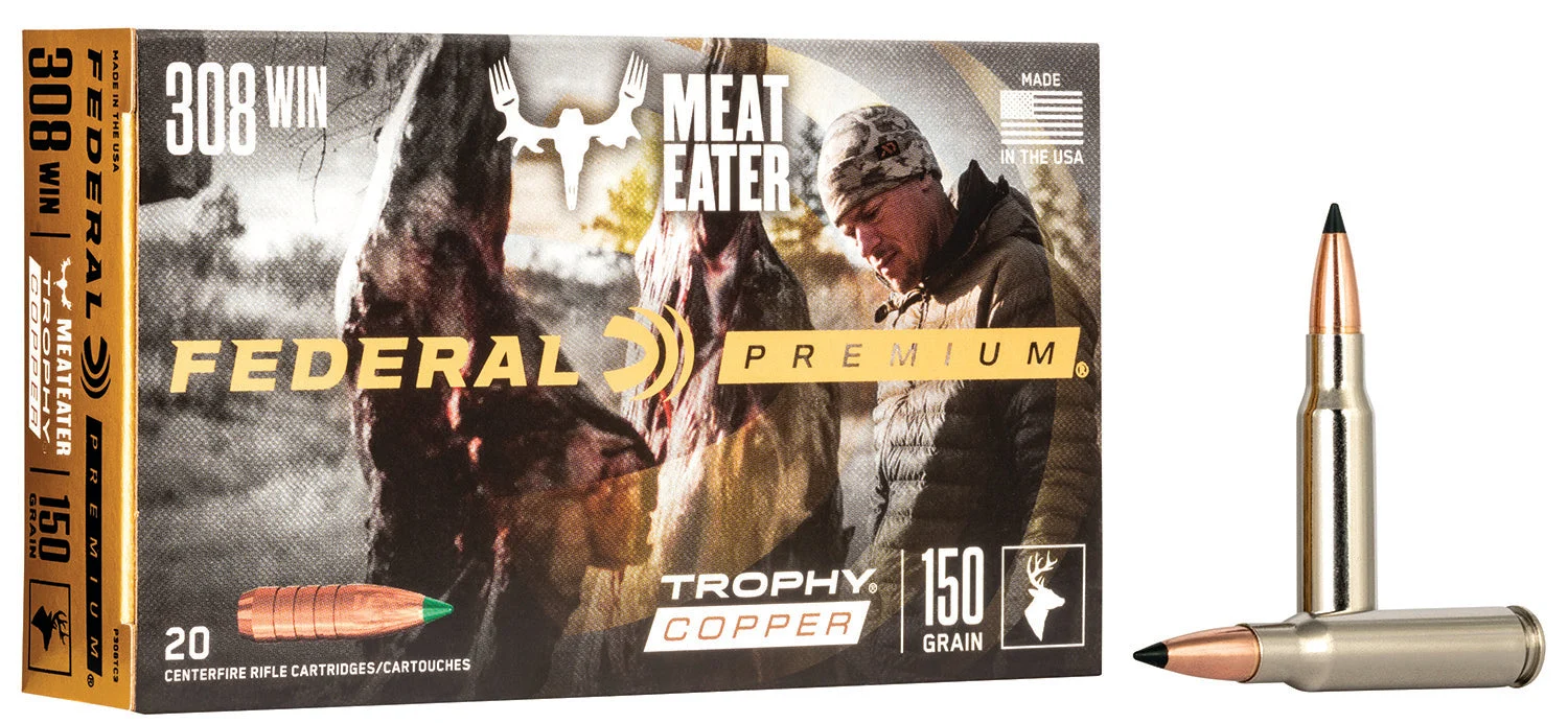 Federal P308TC3 Premium Trophy Copper150 Grain .308 Win / 7.62x51mm