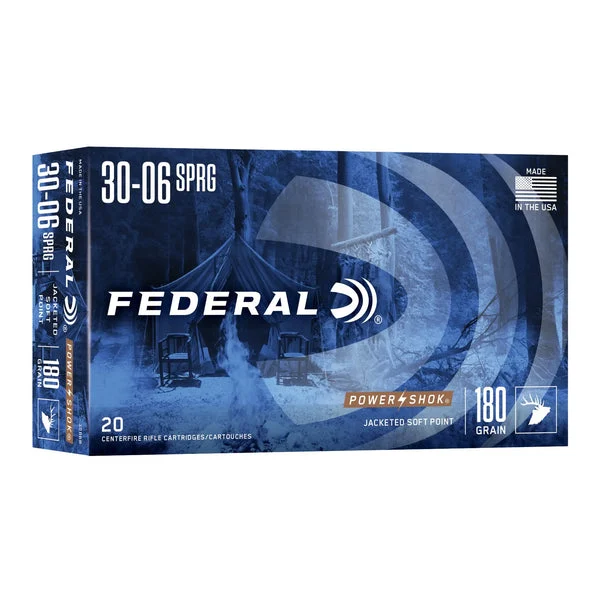 FEDERAL POWERSHOK 30-06 180GR SP 20RD