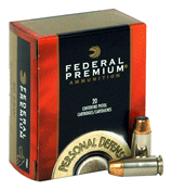 FEDERAL PREMIUM 40 SW 165GR HYDRA-SHOK JHP 20RD