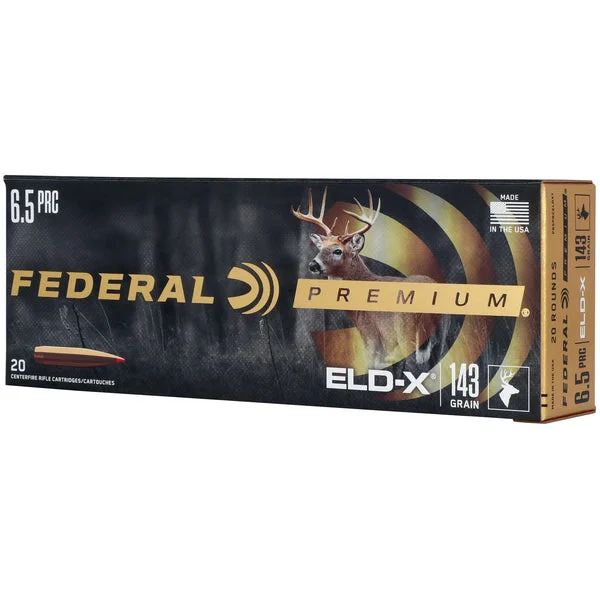 FEDERAL PREMIUM 6.5PRC 143GR ELD-X 20RD