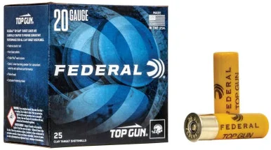 Federal Premium Vital Shok 20 Gauge 3.5in 18 Pellets 00 Buckshot Shotgun 5 Rounds Copper Plated Buckshot TG208