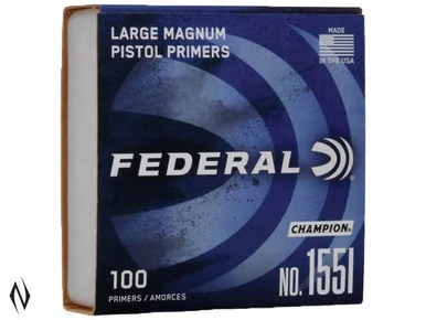 FEDERAL PRIMER 155 LARGE PISTOL MAGNUM