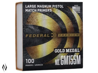 FEDERAL PRIMER GM155M GOLD MEDAL LARGE PISTOL MAGNUM