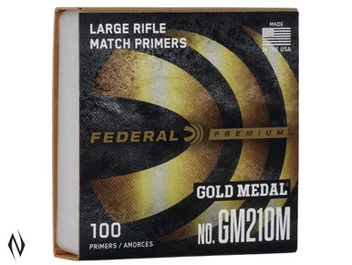 FEDERAL PRIMER GM210M GOLD MEDAL LARGE RIFLE