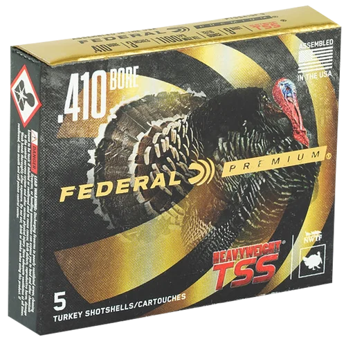 Federal Turkey Heavyweight 410 Ga, 3", 13/16 oz, Tungsten, 7 Shot, 5Bx/10Cs