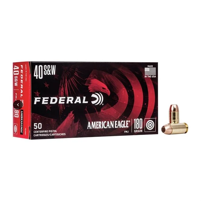FEDERALAMERICAN EAGLE 40 S&W HANDGUN AMMO