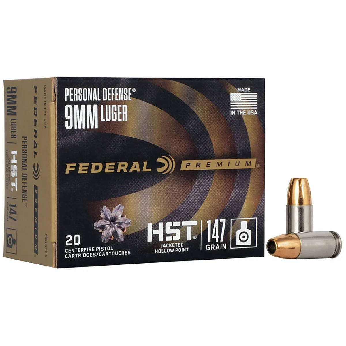 FEDERALPERSONAL DEFENSE 9MM LUGER HANDGUN AMMO