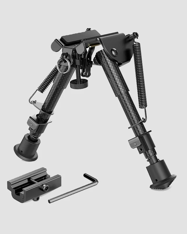 Feyachi RB5074 Carbon Fiber Bipod – Rifle Adjustable Mount