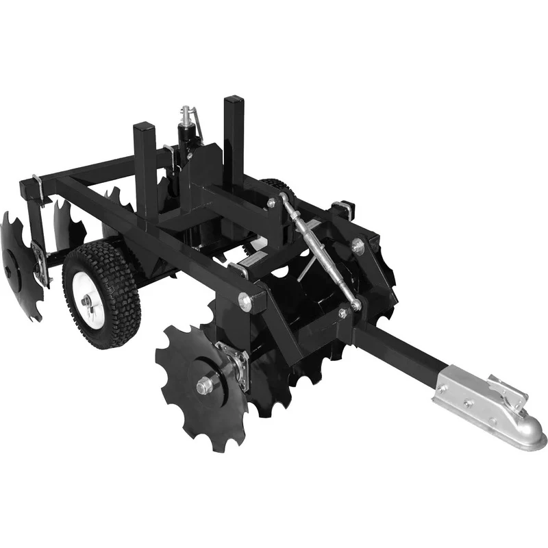 Field Tuff ATV Disc Harrow33 Working Width, Heavy-Duty Steel Construction