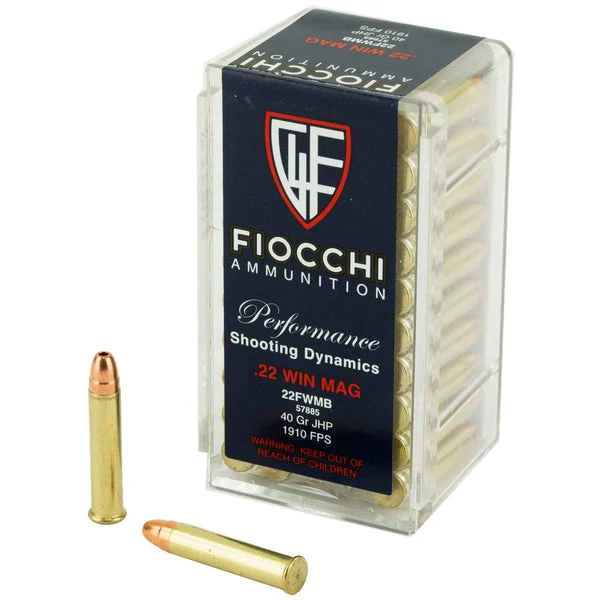 FIOCCHI 22WMR 40GR JHP 50RD