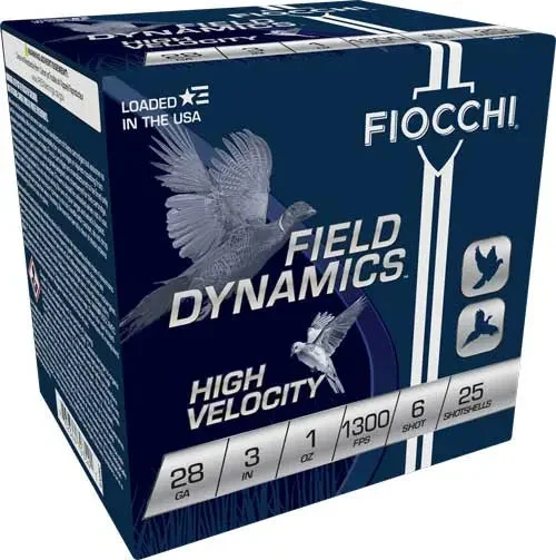 FIOCCHI 28GA 3" 1OZ #6 1300FPS 25RD