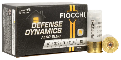 Fiocchi Field Dynamics 12 Ga, 2.75", Buck Shot, 10rd Box