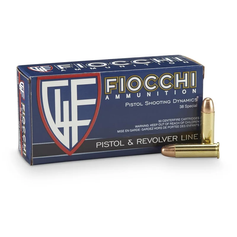 Fiocchi Range Dynamics 38 Special 130-Grain Pistol Ammunition