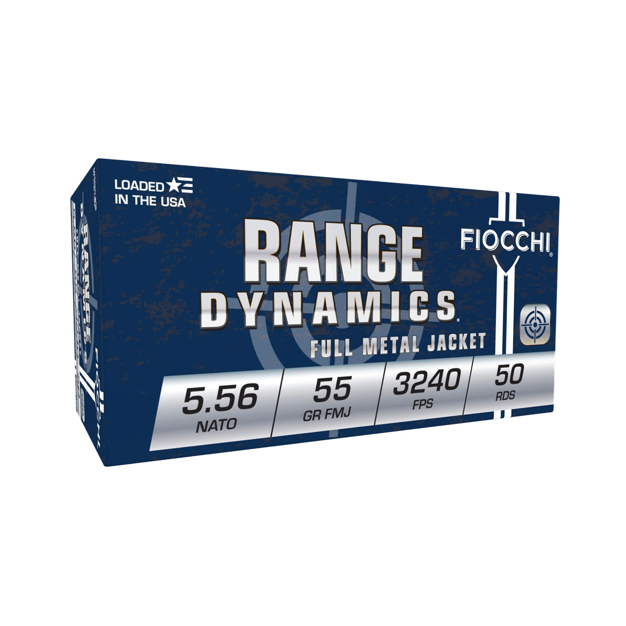 Fiocchi Range Dynamics M193 5.56x45mm NATO 55 gr FMJ ammo