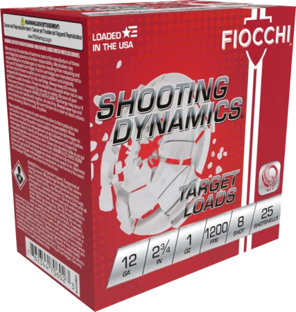 Fiocchi Shooting Dynamics 12 Ga, 2.75", 7/8 oz, 7.5 Shot, 250rd Case
