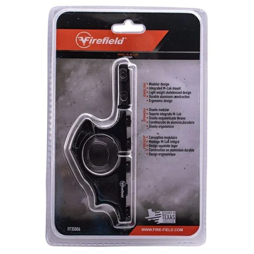 Firefield FF35006 Rival XL Tactical Grip Textured Aluminum Black Matte