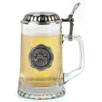 Firefighter Stein with Lid