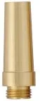 Flask Spout, 30 grains,10-1mm standard threadfits replica flasks from Italy,solid brass, made in the U.S.A.