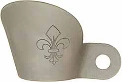 Flint Flash Guard, French, fleur-de-lis, iron