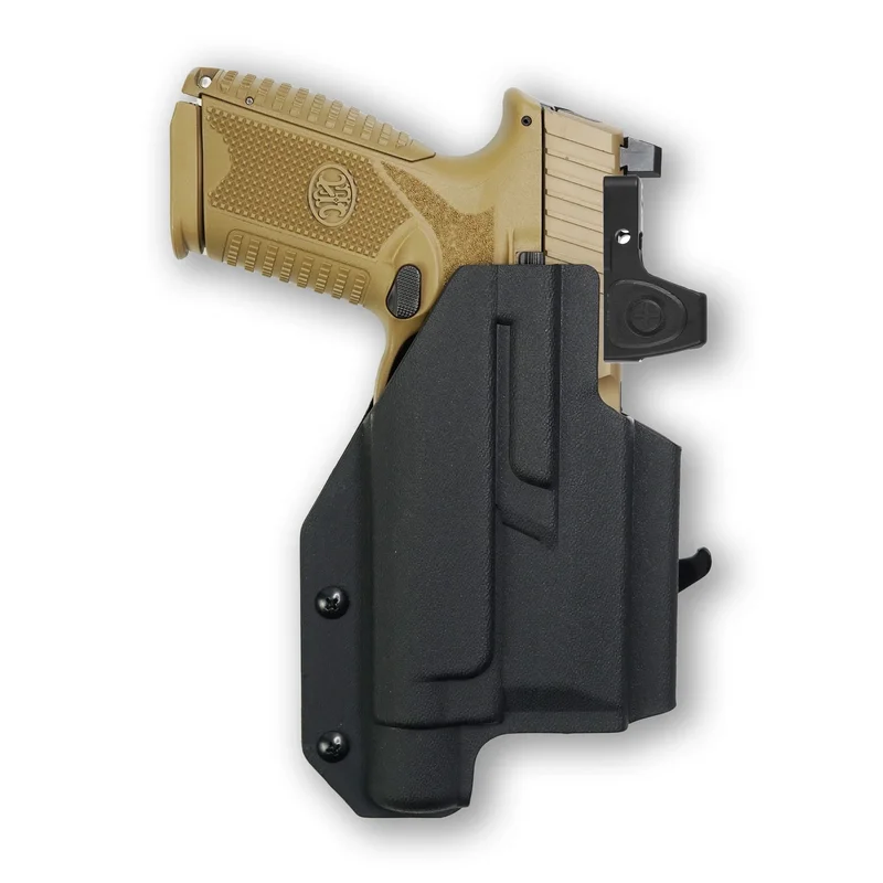 FN 509 Midsize Tactical with Streamlight TLR-1/1S/HL Light Red Dot Optic Cut OWB Holster