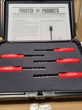Forster Neck Tension Tool – Kit with Case