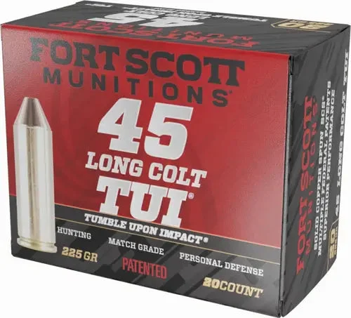 FORT SCOTT 45 LC 225GR TUI SOLID COPPER 20RD