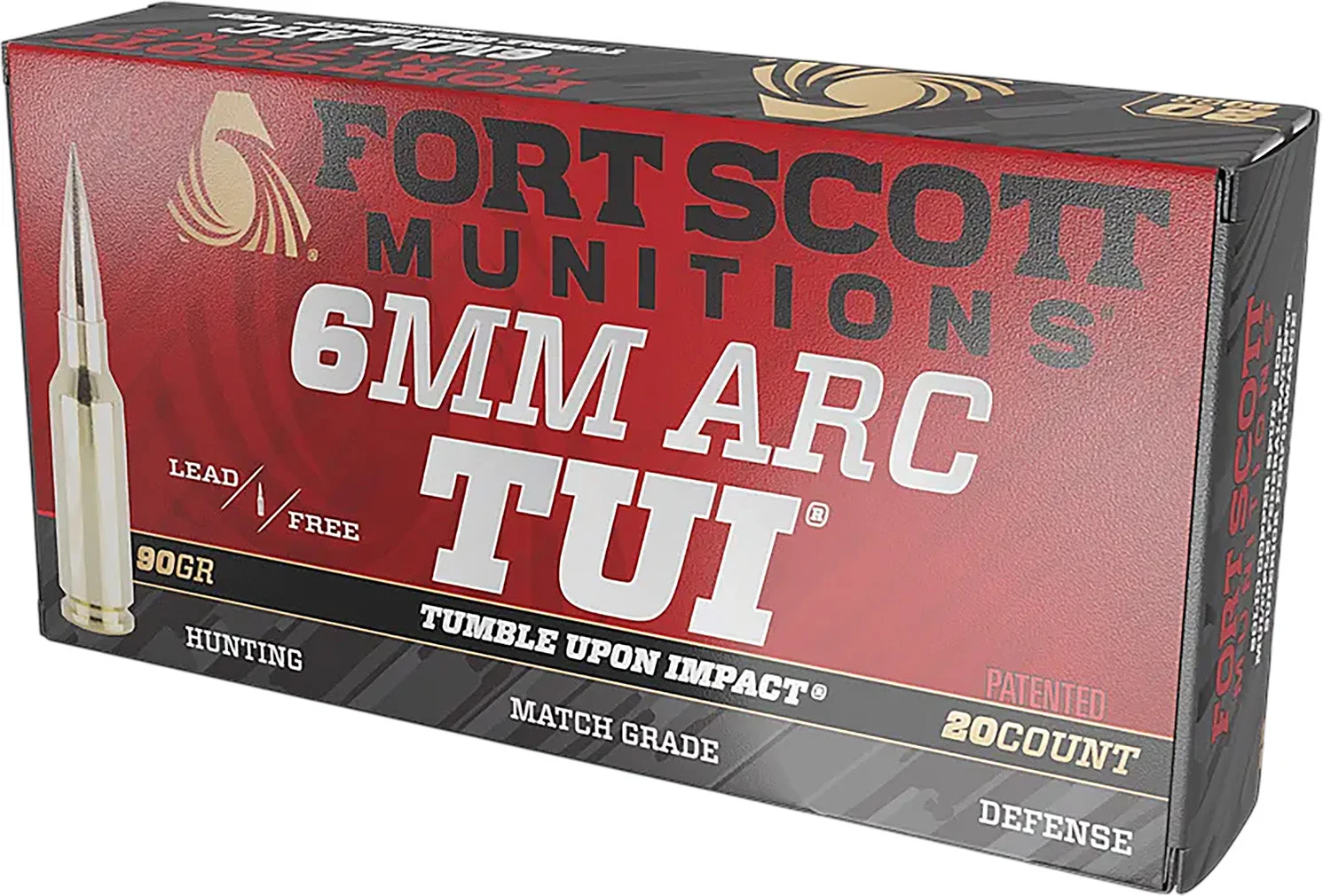 Fort Scott Munitions6mm ARC 90 gr Solid ammo