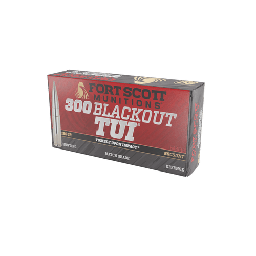 Fort Scott TUI 300 Blackout, 150gr, Full Metal Jacket, 20rd Box