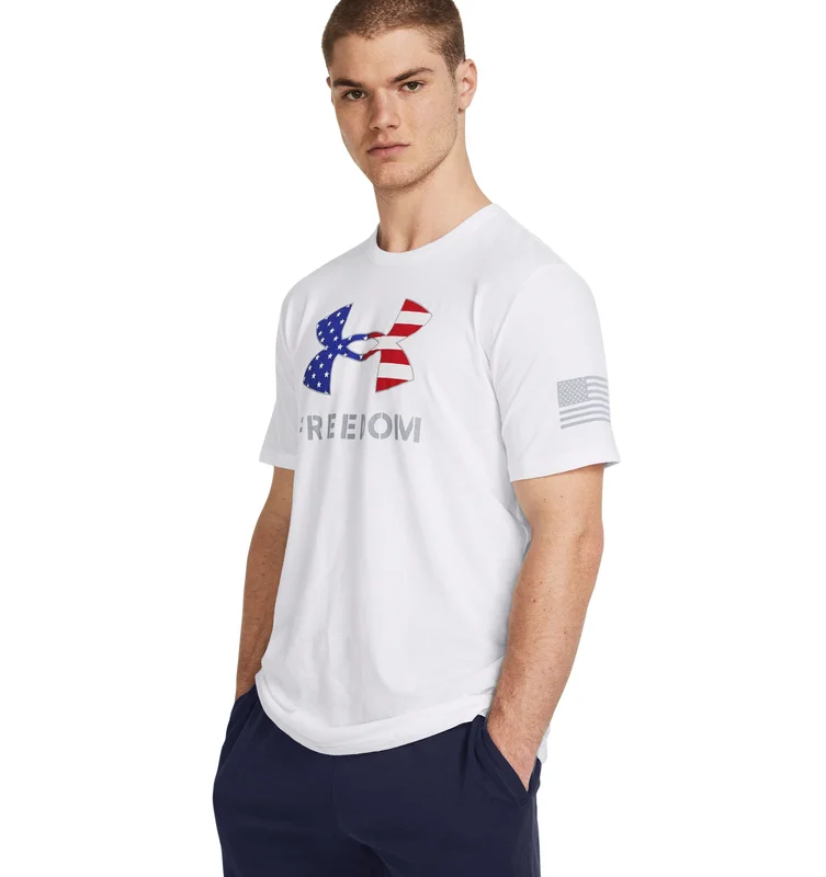 Freedom Logo T-WHT,XL